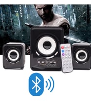 Kablosuz Bluetooth 5.0 Hoparlör  Güçlü Ses  Taşınabilir Mini Subwoofer  USB & 3.5mm Kablolu Çift Modlu Hoparlör, Bluetooth Hoparlör Mini Subwoofer  Bilgisayar, TV ve Telefon İçin Taşınabilir Çift Modlu Hoparlör  USB & TF Kart Destekli, Masaüstü