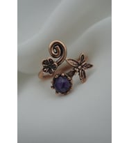 STONEAGE ÖZEL TARASIM AMETİST YÜZÜK