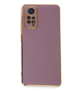 Durukar® Redmi Note 12 Pro 4G Kılıf Volet Silikon - Mor