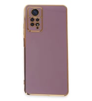 Durukar® Redmi Note 12 Pro 4G Kılıf Volet Silikon - Mor