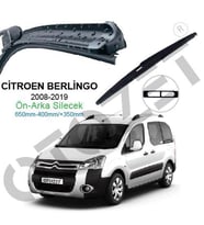 OTOZET Citroen Berlingo Ön - Arka Silecek Süpürge Seti 2009 - 2016