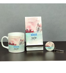 Mimar Üçlü Set (Kupa + Telefon Standı + Anahtarlık) 004