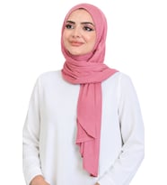 Penye Boyun Kapamalı Şal Başörtü Hazır Giyim Turban Esnek Jersey Şal