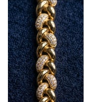 Xuping Örgü Model 14K Gold Bileklik