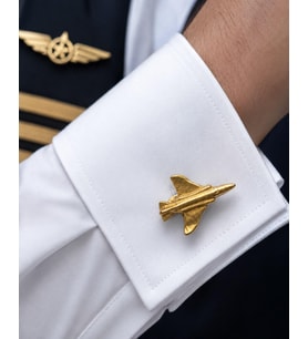 Kol Düğmesi "F-4" Gold