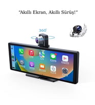 360° Döner Kameralı Akıllı Araç Ekranı  CarPlay & Android Auto Destekli Multimedya Sistem
