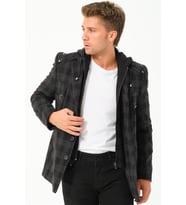 K7532 DEWBERRY ERKEK KABAN-EKOSE-SİYAH