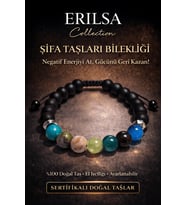 Sertifikalı Şifa Koruma Kalkan Bilekliği - Apatit - Dumanlı Kuvars Porselen Jasper Yeşim Akik Unakit (Çok Renkli)
