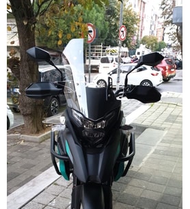 MOTOCAM Java RVM 500 Ön Cam 2021-2026 Model 53cm Şeffaf Renkli 4mm