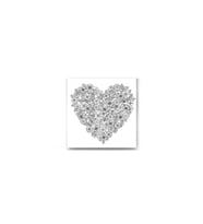 DBSanatevi Mandala Kalp Nakış Tablo 35 X 35 Cm