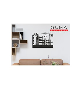 Numa Concept Inşaat Duvar Tablosu-mühendis-mimar-3boyutlu Dekoratif Tablo (Siyah)