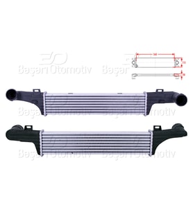 Mercedes-Benz W210 1996 ve Sonrası Uyumlu Turbo Radyatörü (Intercooler)