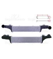 Mercedes-Benz W210 1996 ve Sonrası Uyumlu Turbo Radyatörü (Intercooler)