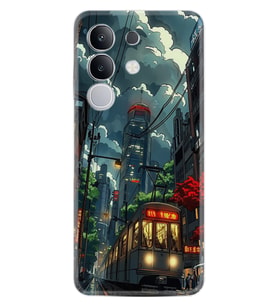 Vivo Y29 Kılıf Boutique Baskılı Resimli Train Pcode -049