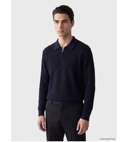 LC WAIKIKI Lacivert Polo Yaka Erkek Triko Kazak