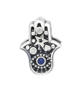 Nur Silver Fatma Ana Eli Gümüş Charm NUR-BL00277