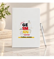 Almanca Öğretmenine İsme Özel Defter ve Kalem Seti