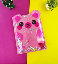 Sevimli Pembe Ayı Tasarımlı A4 Sketchbook – 200 Sayfa Kalın Kağıtlı Defter