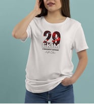 BK Gift 29 Ekim Tasarımlı Kadın Beyaz T-shirt-2, Arkadaşa Hediye, 29 Ekim Hediyesi Hediyesi, Trend Tişört, 100.Yıl Hediyesi