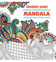 Sükunet Şehri - Mandala (Büyükler İçin Boyama)