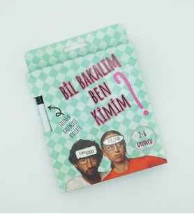 Bil Bakalım Ben Kimim? – Silinebilir Kalemli Eğlenceli Tahmin Oyunu (2–6 Oyuncu)