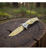Knivox Browning Gold Kuru Kafa Kamp Çakısı