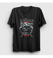 Presmono Unisex Siyah Festival Mayhem T-Shirt 64531tt