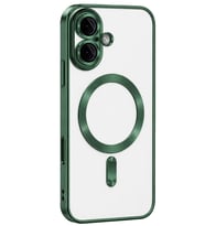 iPhone 16 Kılıf Kross Magneticsafe Kapak - Koyu Yeşil