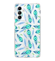 PrintiFy Samsung Galaxy M13 Uyumlu Nazar Boncuğu 3 Baskılı Şeffaf Köşe Korumalı Antişok Kılıf