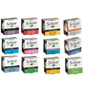Schesir Karışık Konserve Yetişkin Kedi Maması 12 X 85 G