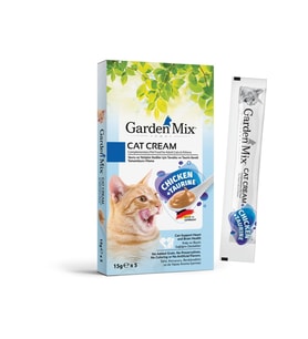 Garden Mix Kedi Kreması Tavuk+taurin 15grx5