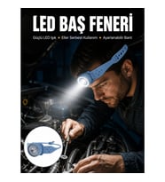 Mey İthalat® Suya Dayanıklı LED Kafa Lambası Outdoor Kullanım Yeni Nesil