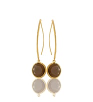 Kadir Jewellery 22 Ayar Altın Kaplama Vintage Küpe -El İşçiliği Ve Hipoalerjenik Küpe