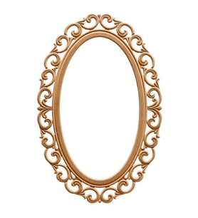NAZE MOBİLYA *100 LÜK LİLYUM OVAL AYNA