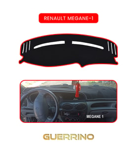 RENAULT Megane-1TORPİDO KORUMA HALISI KIRMIZI KENAR