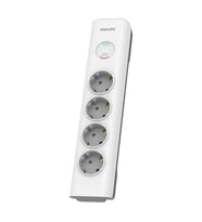 PHILIPS SPN7040WA/62 4 Soket Akım Korumalı Priz 600 Joules 2Mt Örgülü Kablo (Beyaz)(1923)