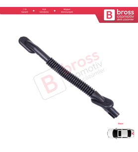 Renault Megane MK2 Sedan 2002-2009 8200124902 için Bagaj Tesisat Körüğü Kablo Koruma Geçiş Borusu