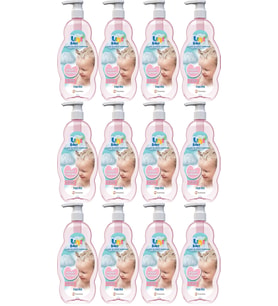 Uni Baby Bebek Kolay Tarama Saç ve Vücut Şampuanı 700ML (Pompalı) (12 Li Set)