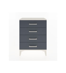 Arges Komodin 4 Çekmeceli 60x30x80 Aytaşı-Antrasit