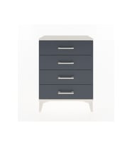 Arges Komodin 4 Çekmeceli 60x30x80 Aytaşı-Antrasit