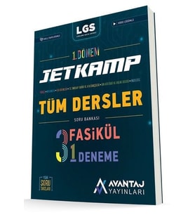 Avantaj Yayınları 8. Sınıf Lgs Jetkamp Tüm Dersler Soru Bankası 