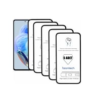 Redmi Note 12 Pro İle Uyumlu Ekran Koruyucu Tam Kaplayan 5li Set