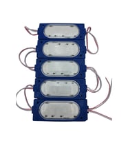 12 Volt Stop Yazılı Mavi Işık 90x35 mm Çakar Modül 5 Adet