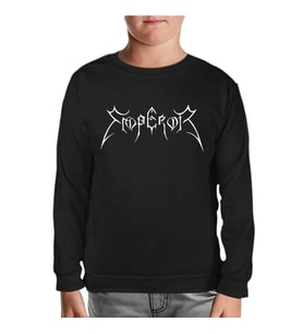 Emperor - Logo Siyah Çocuk Sweatshirt