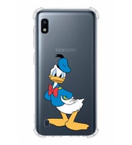 Samsung Galaxy A10  Köşe Korumalı Antişok Kapak Donald Duck Tasarımlı Şeffaf  Kılıf