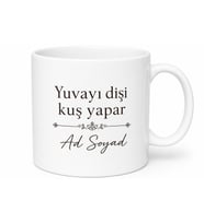 Memleket Atasözü Yazılı Baskılı Kupa Bardak Özel Tasarım Hediye