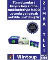 #Zımba Ofis Kırtasiye Okul Arşiv Dosyalama Dayanıklı Metal Galvanizli Güçlü 1000'li Büyük Zımba Teli