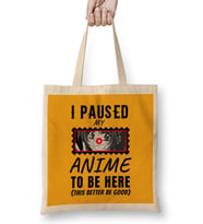 Sarcasm Funny Anime And Manga Otaku Lover Gift Bez Çanta Uzun Saplı