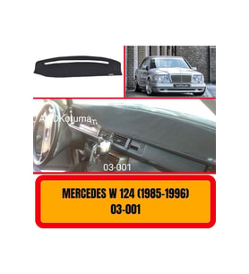 Mercedes - Benz W124 1985-1996 Ön Gögüs Panel Torpido Koruma Koruyucu Kilifi Halisi Örtüsü Yedek