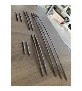 Passat B6 Ön Tampon Çıtası Krom 11 Parça 2005 - 2012 Paslanmaz Çelik Sisli Araçlar İçin